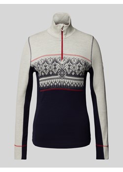 Sweter z dzianiny ze szwami inside out model ‘MORITZ’ ze sklepu Peek&Cloppenburg  w kategorii Swetry damskie - zdjęcie 175302142