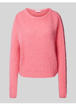 Sweter z dzianiny z okrągłym dekoltem ze sklepu Peek&Cloppenburg  w kategorii Swetry damskie - zdjęcie 175302432