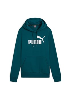 PUMA Bluza damska Ess Logo Hoodie zielona ze sklepu taniesportowe.pl w kategorii Bluzy damskie - zdjęcie 175304670