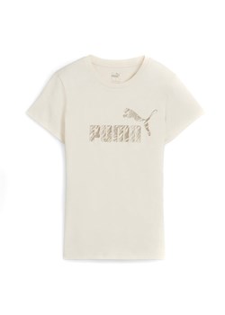 PUMA T-Shirt damski Ess Animal Tee beżowy ze sklepu taniesportowe.pl w kategorii Bluzki damskie - zdjęcie 175304680