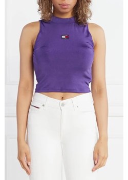 Tommy Jeans Top Badge high neck tank | Cropped Fit ze sklepu Gomez Fashion Store w kategorii Bluzki damskie - zdjęcie 175304862