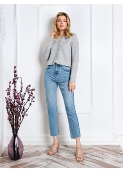 Sinsay - Jeansy mom fit - niebieski ze sklepu Sinsay w kategorii Jeansy damskie - zdjęcie 175307174