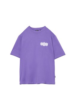 Cropp - Fioletowa koszulka z nadrukiem Beetlejuice - fioletowy ze sklepu Cropp w kategorii T-shirty męskie - zdjęcie 175310841