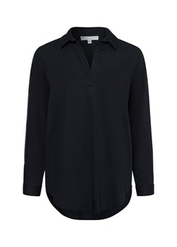 Marie Lund Bluzka damska Kobiety Bawełna czarny jednolity ze sklepu vangraaf w kategorii Bluzki damskie - zdjęcie 175311663