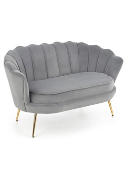 Szara nowoczesna sofa w kształcie muszelki - Ilmsa 4X ze sklepu Edinos.pl w kategorii Sofy i kanapy - zdjęcie 175311940