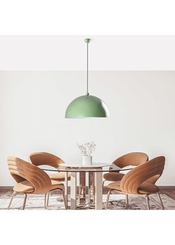 ABERTO DESIGN Lampa wisząca w kolorze zielonym - Ø 60 cm - id: 15905035 - marki Aberto Design - 175312840 ABERTO DESIGN Lampa wisząca w kolorze zielonym - Ø 60 cm ze sklepu Limango Polska w kategorii Oświetlenie - zdjęcie 175312840