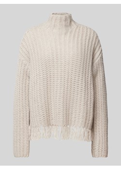 Sweter z dzianiny ze stójką ze sklepu Peek&Cloppenburg  w kategorii Swetry damskie - zdjęcie 175313424