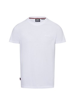 Superdry T-shirt męski Mężczyźni Bawełna biały wzorzysty ze sklepu vangraaf w kategorii T-shirty męskie - zdjęcie 175316560