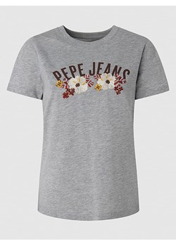 Pepe Jeans Koszulka w kolorze szarym ze sklepu Limango Polska w kategorii Bluzki damskie - zdjęcie 175324204