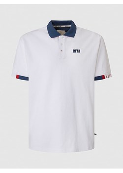 Pepe Jeans Koszulka polo w kolorze białym ze sklepu Limango Polska w kategorii T-shirty męskie - zdjęcie 175324210