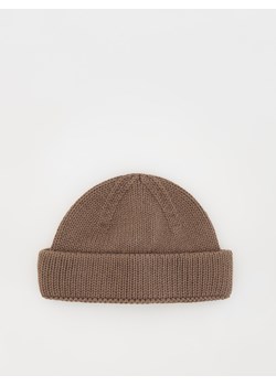 Reserved - Bawełniana czapka beanie - brązowy ze sklepu Reserved w kategorii Czapki zimowe męskie - zdjęcie 175326393