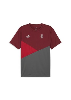 Puma Koszulka piłkarska &quot;ACM&quot; w kolorze turkusowo-czerwonym ze sklepu Limango Polska w kategorii T-shirty męskie - zdjęcie 175329974