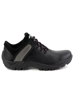 Skórzane buty trekkingowe męskie 311GT czarne ze sklepu butyolivier w kategorii Buty trekkingowe męskie - zdjęcie 175334703