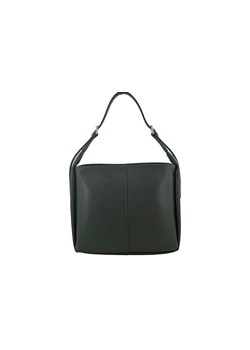 Klasyczna torebka skórzana na ramię - Zielona ciemna ze sklepu butyolivier w kategorii Torby Shopper bag - zdjęcie 175335034