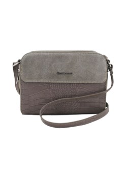 Stylowa torebka crossbody trzykomorowa - Beżowa ciemna ze sklepu butyolivier w kategorii Listonoszki - zdjęcie 175336443