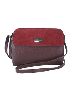 Torebka damska skórzana crossbody - Bordowa ze sklepu butyolivier w kategorii Listonoszki - zdjęcie 175336783