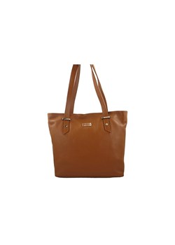 Shopper bag - Włoska duża torebka miejska skórzana - Brązowa jasna ze sklepu butyolivier w kategorii Torby Shopper bag - zdjęcie 175336871