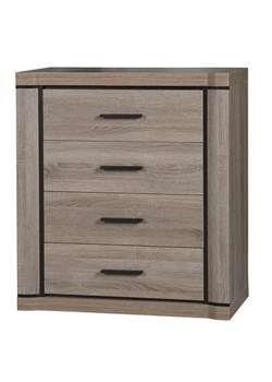 Komoda z szufladami dąb truflowy - Rectano 6X ze sklepu Edinos.pl w kategorii Komody - zdjęcie 175339441