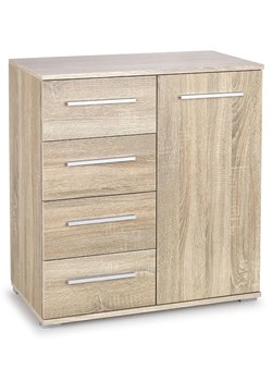 Komoda Kaloe C5 - dąb sonoma ze sklepu Edinos.pl w kategorii Komody - zdjęcie 175339843