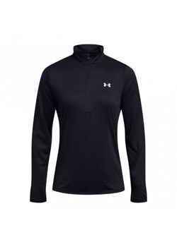 Damski longsleeve treningowy Under Armour Tech 1/2 Zip- Solid - czarny ze sklepu Sportstylestory.com w kategorii Bluzki damskie - zdjęcie 175344642