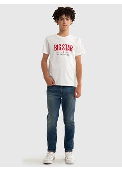 Koszulka chłopięca z logo BIG STAR biała Brunodi 100 ze sklepu Big Star w kategorii T-shirty chłopięce - zdjęcie 175348272