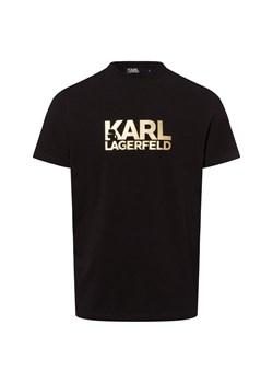 KARL LAGERFELD Koszulka męska Mężczyźni Bawełna czarny nadruk ze sklepu vangraaf w kategorii T-shirty męskie - zdjęcie 175350021