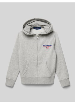 Bluza rozpinana z wyhaftowanym logo ze sklepu Peek&Cloppenburg  w kategorii Bluzy chłopięce - zdjęcie 175351734