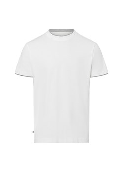 Finshley & Harding Koszulka męska Mężczyźni Bawełna biały jednolity ze sklepu vangraaf w kategorii T-shirty męskie - zdjęcie 175354201