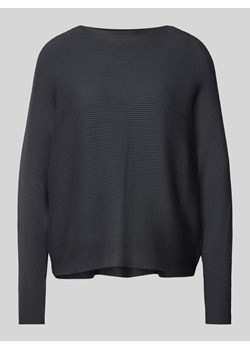 Sweter z dzianiny z okrągłym dekoltem model ‘lala’ ze sklepu Peek&Cloppenburg  w kategorii Swetry damskie - zdjęcie 175356661