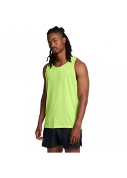 Męski top do biegania Under Armour UA Launch Singlet - zielony ze sklepu Sportstylestory.com w kategorii T-shirty męskie - zdjęcie 175358823