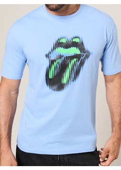 Sinsay - Koszulka The Rolling Stones - fioletowy ze sklepu Sinsay w kategorii T-shirty męskie - zdjęcie 175359664