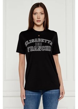 Elisabetta Franchi T-shirt | Regular Fit ze sklepu Gomez Fashion Store w kategorii Bluzki damskie - zdjęcie 175362781