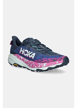 Hoka buty Speedgoat 6 męskie kolor niebieski 1147791 ze sklepu ANSWEAR.com w kategorii Buty trekkingowe męskie - zdjęcie 175365112