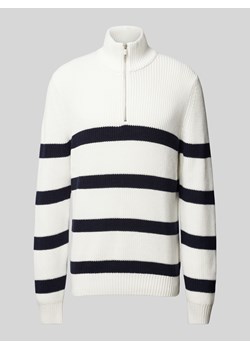 Sweter z dzianiny z bawełny ekologicznej z golfem ze sklepu Peek&Cloppenburg  w kategorii Swetry męskie - zdjęcie 175365843