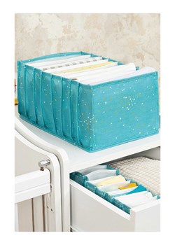 Scandinavia Concept Kosz w kolorze niebieskim do przechowywania - 37 x 18 x 14 cm ze sklepu Limango Polska w kategorii Kosze i koszyki - zdjęcie 175366353