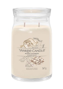 Yankee Candle Świeca zapachowa &quot;Warm Cashmere&quot; - 567 g ze sklepu Limango Polska w kategorii Świece i dyfuzory - zdjęcie 175366372