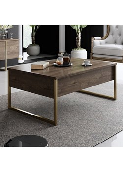 Scandinavia Concept Ława &quot;Luxe&quot; w kolorze brązowym - 90 x 40 x 60 cm ze sklepu Limango Polska w kategorii Stoliki kawowe - zdjęcie 175366604