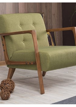 Scandinavia Concept Fotel "Kemer" w kolorze zielonym - 69 x 80 x 83 cm - id: 15837987 - marki Scandinavia Concept - 175366954 Scandinavia Concept Fotel "Kemer" w kolorze zielonym - 69 x 80 x 83 cm ze sklepu Limango Polska w kategorii Pufy i siedziska - zdjęcie 175366954