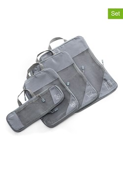 InnovaGoods 4-częściowy zestaw toreb organizacyjnych w kolorze szarym ze sklepu Limango Polska w kategorii Akcesoria i przechowywanie - zdjęcie 175367772