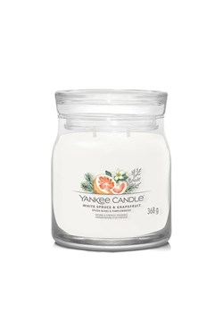 Yankee Candle Świeca zapachowa &quot;White Spruce &amp; Grapefruit&quot; - 368 g ze sklepu Limango Polska w kategorii Świece i dyfuzory - zdjęcie 175368000