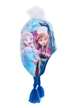 Disney Frozen Czapka &quot;Kraina Lodu&quot; w kolorze niebieskim ze sklepu Limango Polska w kategorii Czapki dziecięce - zdjęcie 175376622