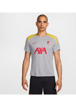 Męska dzianinowa koszulka piłkarska z krótkim rękawem Nike Dri-FIT Liverpool F.C. Strike (wersja trzecia) - Szary ze sklepu Nike poland w kategorii T-shirty męskie - zdjęcie 175379854