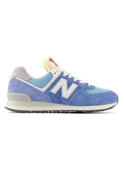 New Balance Skórzane sneakersy &quot;U574&quot; w kolorze czarno-błękitnym ze sklepu Limango Polska w kategorii Buty sportowe damskie - zdjęcie 175380111