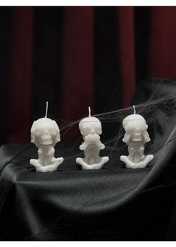 Sinsay - Świeczki 3 pack Halloween - biały ze sklepu Sinsay w kategorii Świece i dyfuzory - zdjęcie 175382053