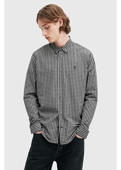 AllSaints koszula bawełniana NEO LS SHIRT męska kolor czarny relaxed z kołnierzykiem klasycznym M044SB ze sklepu ANSWEAR.com w kategorii Koszule męskie - zdjęcie 175386113