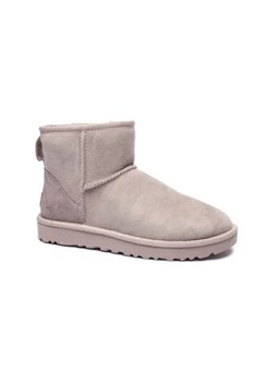 UGG Skórzane śniegowce Classic Mini II | z dodatkiem wełny ze sklepu Gomez Fashion Store w kategorii Śniegowce damskie - zdjęcie 175391303