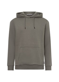 Only&Sons Męski sweter z kapturem - Noos Mężczyźni Bawełna szary jednolity ze sklepu vangraaf w kategorii Bluzy męskie - zdjęcie 175392271