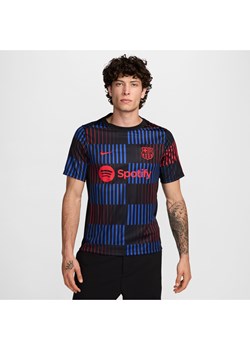 Męska przedmeczowa koszulka piłkarska z krótkim rękawem Nike Dri-FIT FC Barcelona Academy Pro (wersja wyjazdowa) - Czerń ze sklepu Nike poland w kategorii T-shirty męskie - zdjęcie 175395440