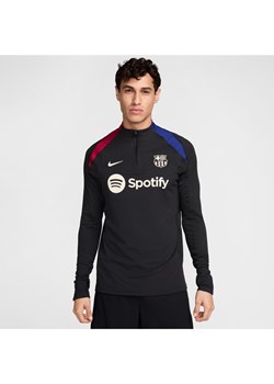 Męska treningowa koszulka piłkarska z dzianiny Nike Dri-FIT ADV FC Barcelona Strike Elite - Czerń ze sklepu Nike poland w kategorii T-shirty męskie - zdjęcie 175395451