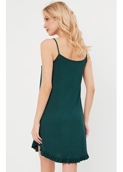 Koszula nocna damska wąskie ramiączko zielony Styl, Kolor zielony, Rozmiar S, Italian Fashion ze sklepu Intymna w kategorii Koszule nocne - zdjęcie 175396602